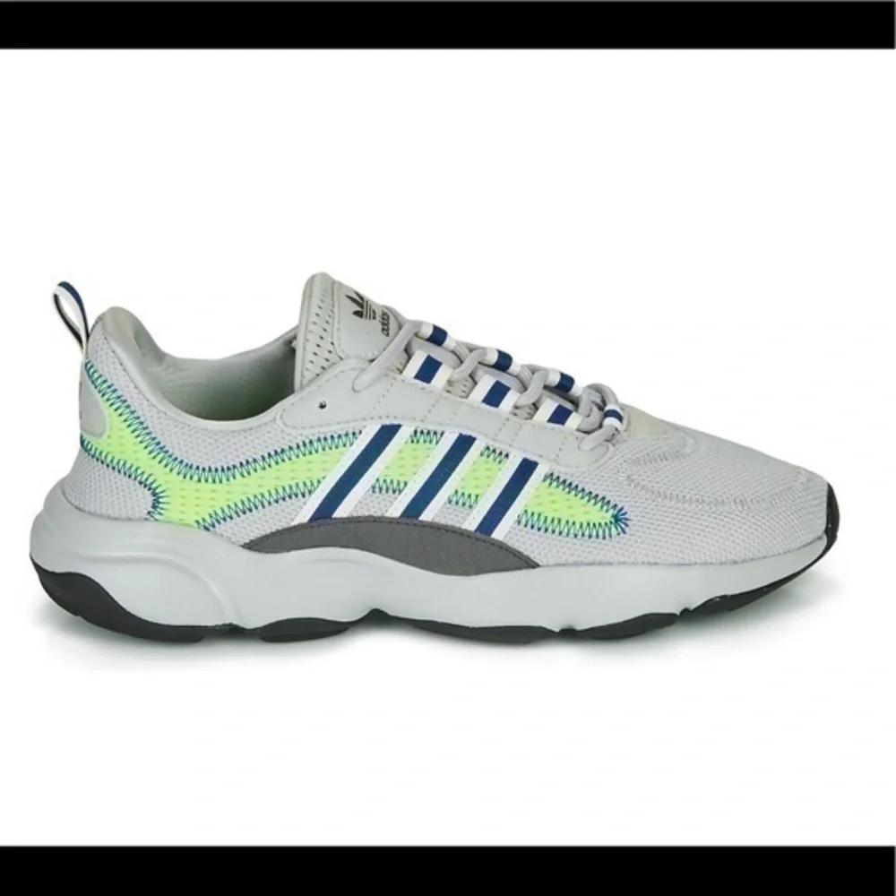 Adidas Haiwee Men's Shoes Grey Two-Royal Blue-Signal Green